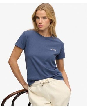 Superdry & Co Essential Logo Fitted T-shirt - Blue