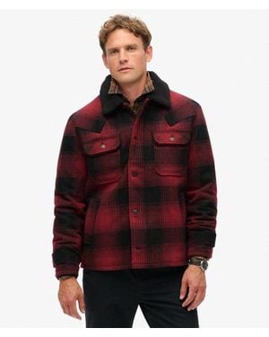 Superdry & Co The Merchant Store - Wool Chore Coat - Red