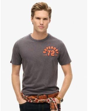 Superdry & Co Vintage Athletic Short Sleeve T-shirt - Grey