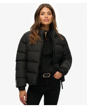 Superdry Non Hooded Sports Puffer Jacket - Black