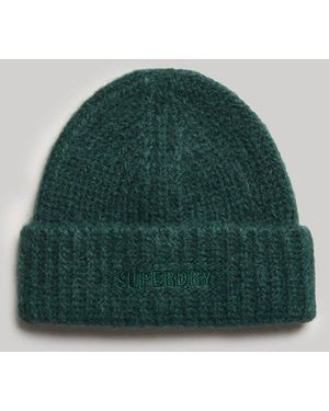 Superdry & Co Essential Ribbed Beanie - Green