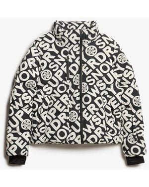 Superdry & Co Ski Boxy Puffer Jacket - Black