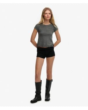 Superdry Athletic Essentials Vouwbare Short - Zwart