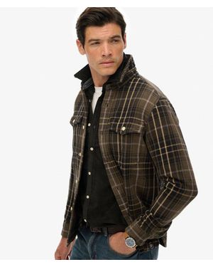 Superdry & Co The Merchant Store - Heavy Checked Shirt - Black