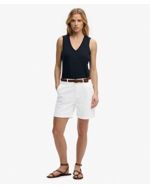 Superdry & Co Chino Shorts - White