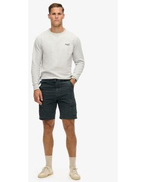 Superdry & Co Classic Heavy Cargo Shorts - White
