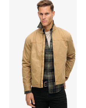 Superdry & Co Classic Harrington Jacket - Natural