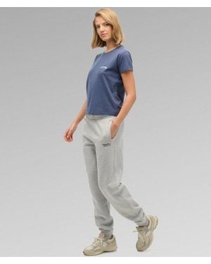 Superdry Essential Logo joggingbroek Met Boorden - Wit