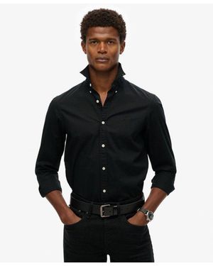 Superdry & Co Essentials Tailored Lite Shirt - Black