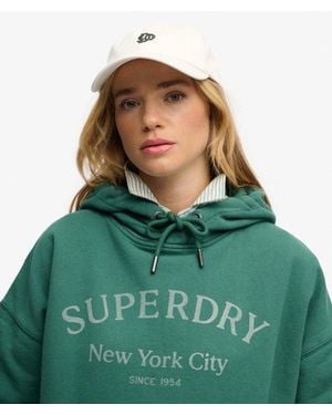 Superdry & Co Sd Embroidered Baseball Cap - White