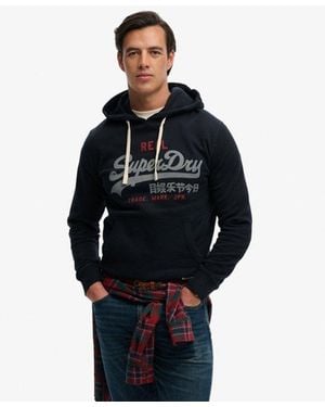 Superdry Vintage Logo Classic Hoodie - Blauw