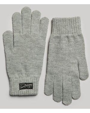 Superdry Uniseks Essential Logo Handschoenen - Grijs