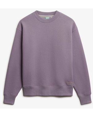 Superdry Essential Logo Sweatshirt - Purple