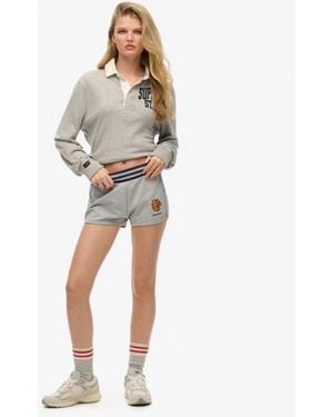 Superdry & Co Vintage Collegiate Shorts - Grey