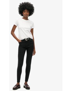 Superdry & Co Organic Cotton Vintage Mid Rise Skinny Jeans - White