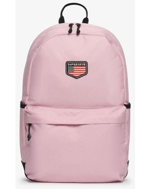 Superdry Classic Patch Montana Backpack - Pink
