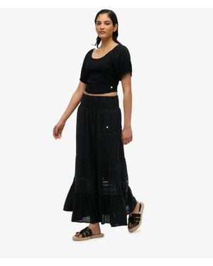 Superdry & Co Ibiza Maxi Skirt - Black