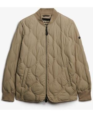 Superdry & Co Short Quilted Liner Jacket - Natural