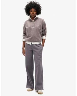 Superdry Country Club Rechte joggingbroek - Grijs