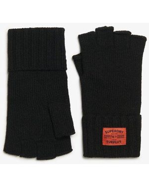 Superdry & Co Workwear Knitted Gloves - Black
