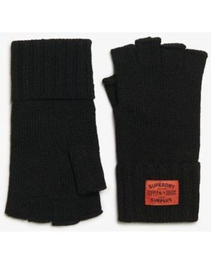 Superdry & Co Workwear Knitted Gloves - Black