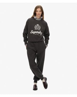 Superdry Country Club Cuff sweatpants - Black