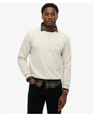 Superdry & Co Essential Logo Crew Sweatshirt - White