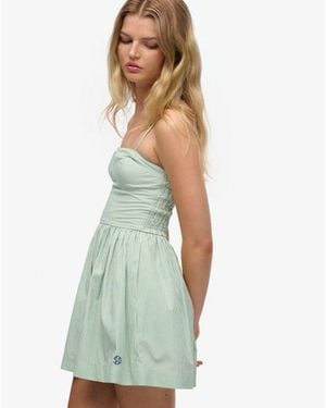 Superdry Corset Cami Mini Dress - Green