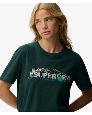 Superdry & Co Outdoor Supply Co Relaxed T-shirt - Green