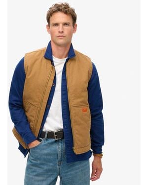 Superdry & Co Surplus Workwear Gilet - Blue