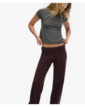 Superdry Athletic Essentials Fold Over sweatpants - Purple