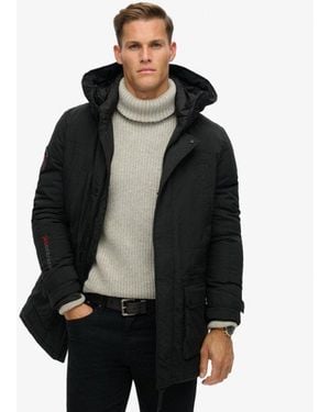 Superdry & Co City Padded Parka Jacket - Black