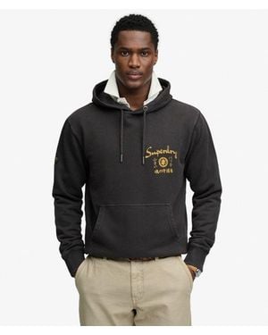 Superdry & Co Tokyo Narrative Loose Hoodie - Black