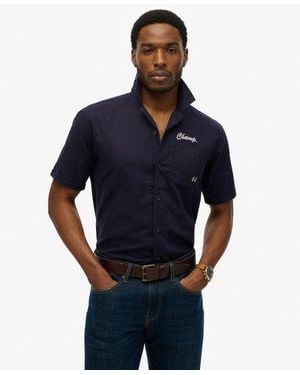 Superdry The Merchant Store- Resort Shirt - Blue