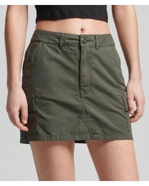Superdry & Co Vintage Utility Mini Skirt - Green