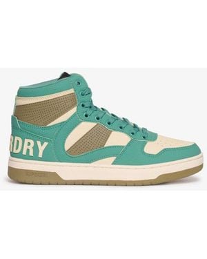 Superdry Vegan Jump High Top Sneakers - Metallic