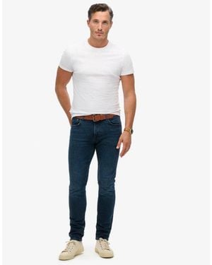 Superdry & Co Cotton Slim Jeans - Blue