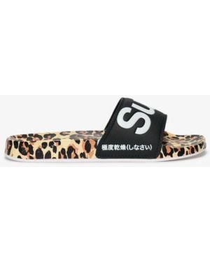 Superdry & Co Beach Sliders - Brown