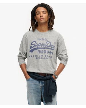 Superdry & Co Classic Graphic Long-sleeved Top - Grey