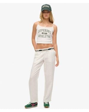 Superdry & Co Linen Trousers - White
