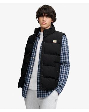 Superdry Non Hood Short Everest Gilet - Black