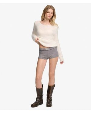 Superdry Athletic Essentials Fold Over Short - White