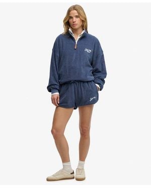 Superdry Heritage Terry Shorts - Blue