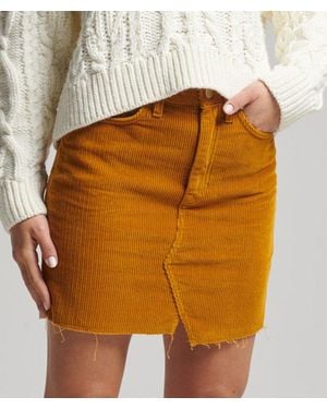 Superdry & Co Denim Mini Skirt - Orange