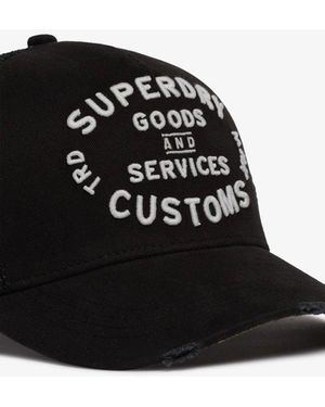 Superdry Femme Casquette Trucker En Mesh Taille: 1Taille - Noir