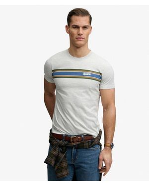 Superdry & Co Outdoor Stripe Logo Relaxed T-shirt - White