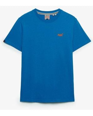 Superdry & Co Organic Cotton Essential Logo T-shirt - Blue