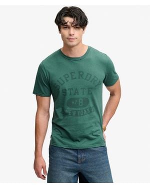 Superdry Athletic Tonal T-Shirt - Green