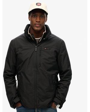 Superdry & Co Non Hood Logo Windbreaker Jacket - Black