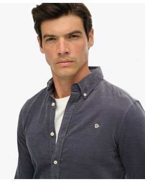 Superdry & Co Classic Needle Cord Shirt - Blue
